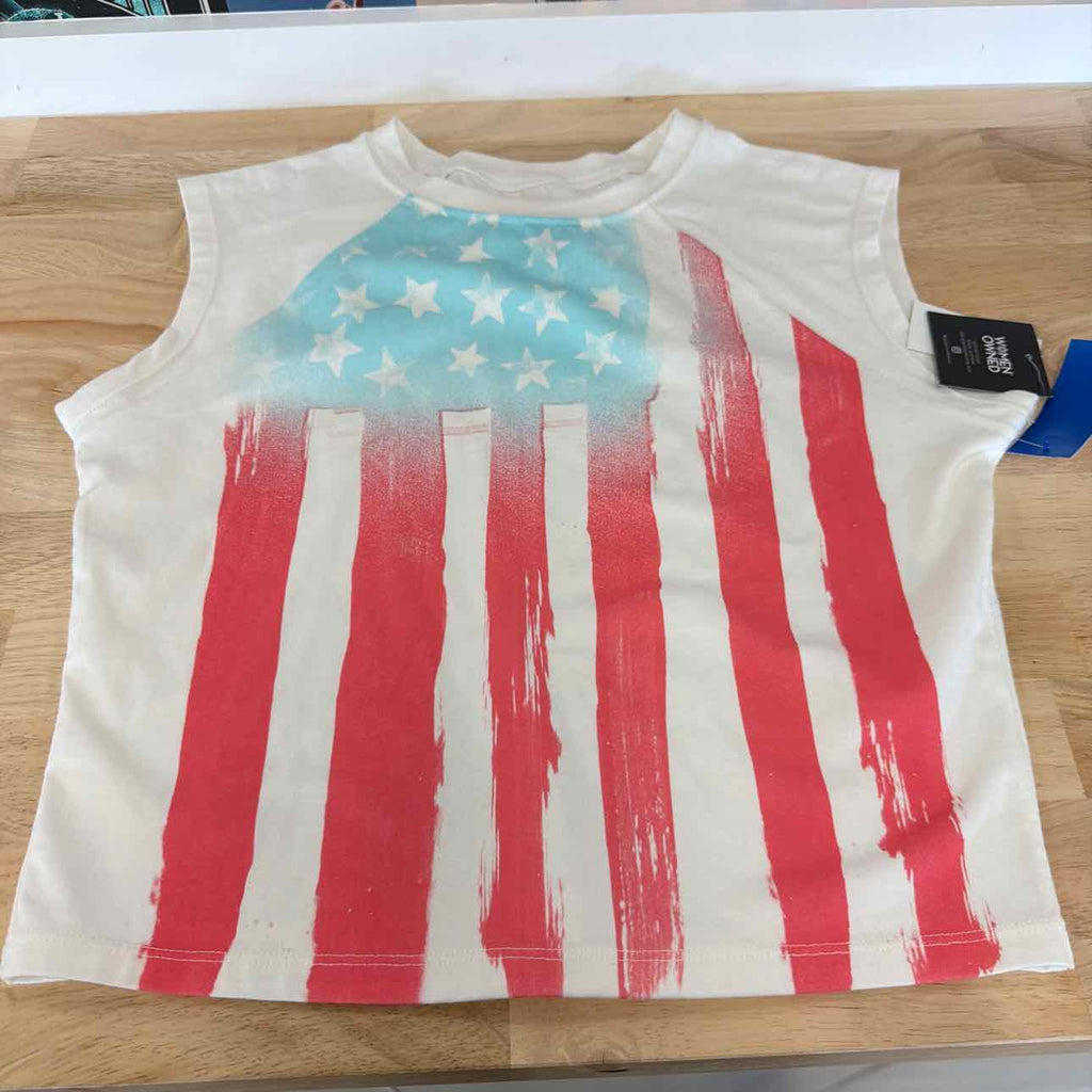 Grayson Threads Size L Flag-Print T-Shir