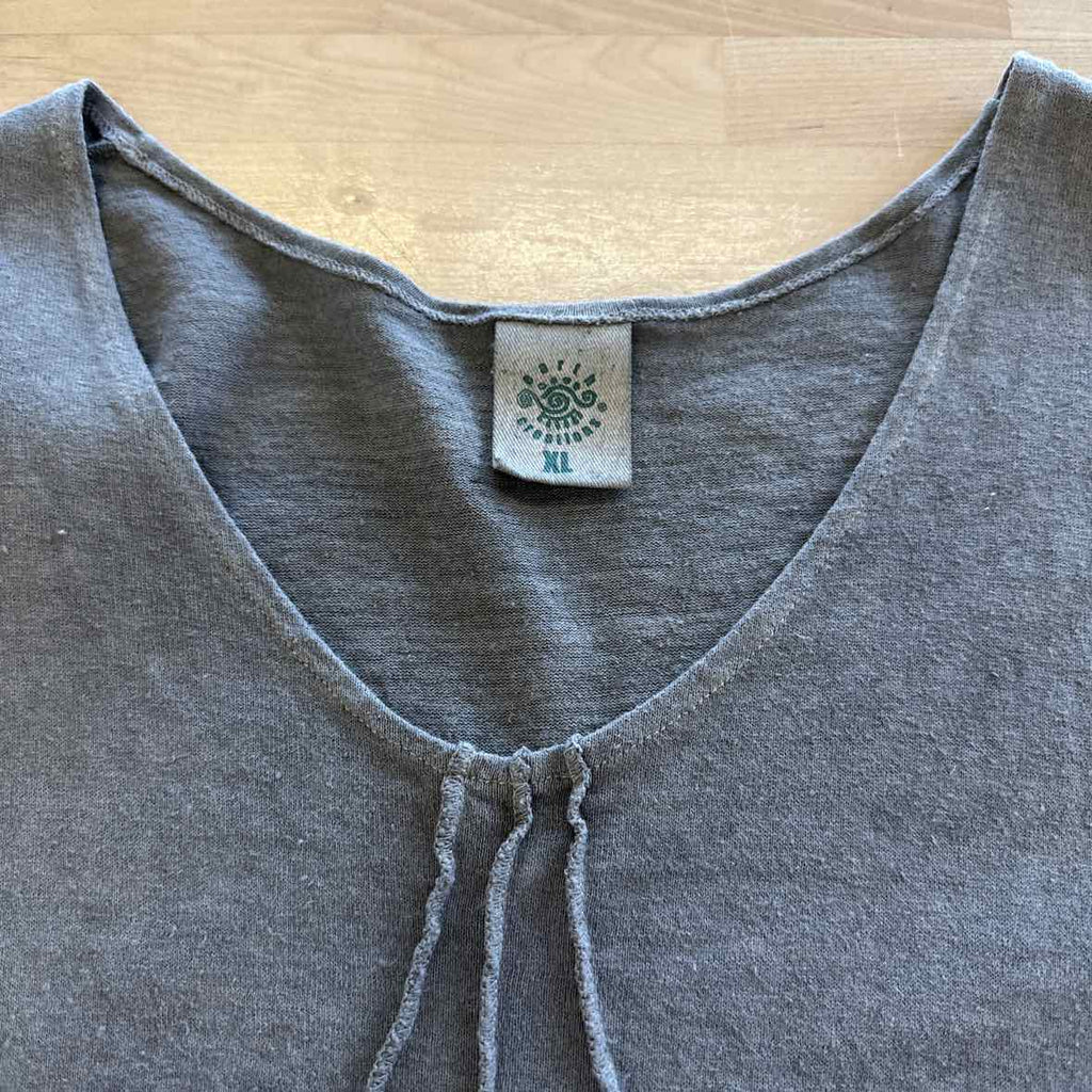 Size XL Gray Sleeveless