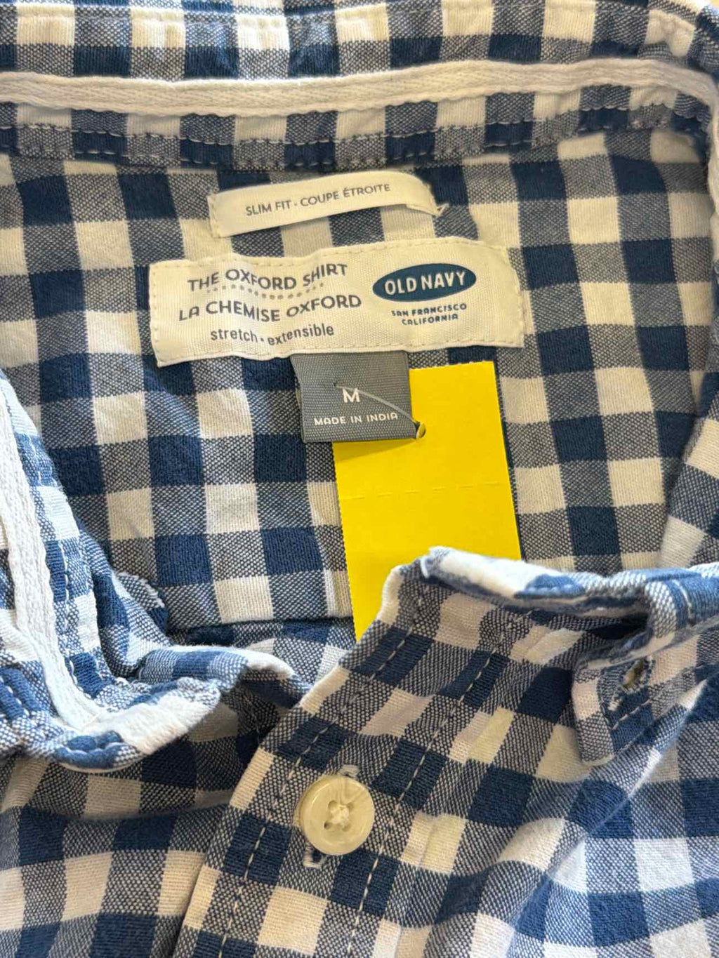 Old Navy Size M Blue Button Down Shirt