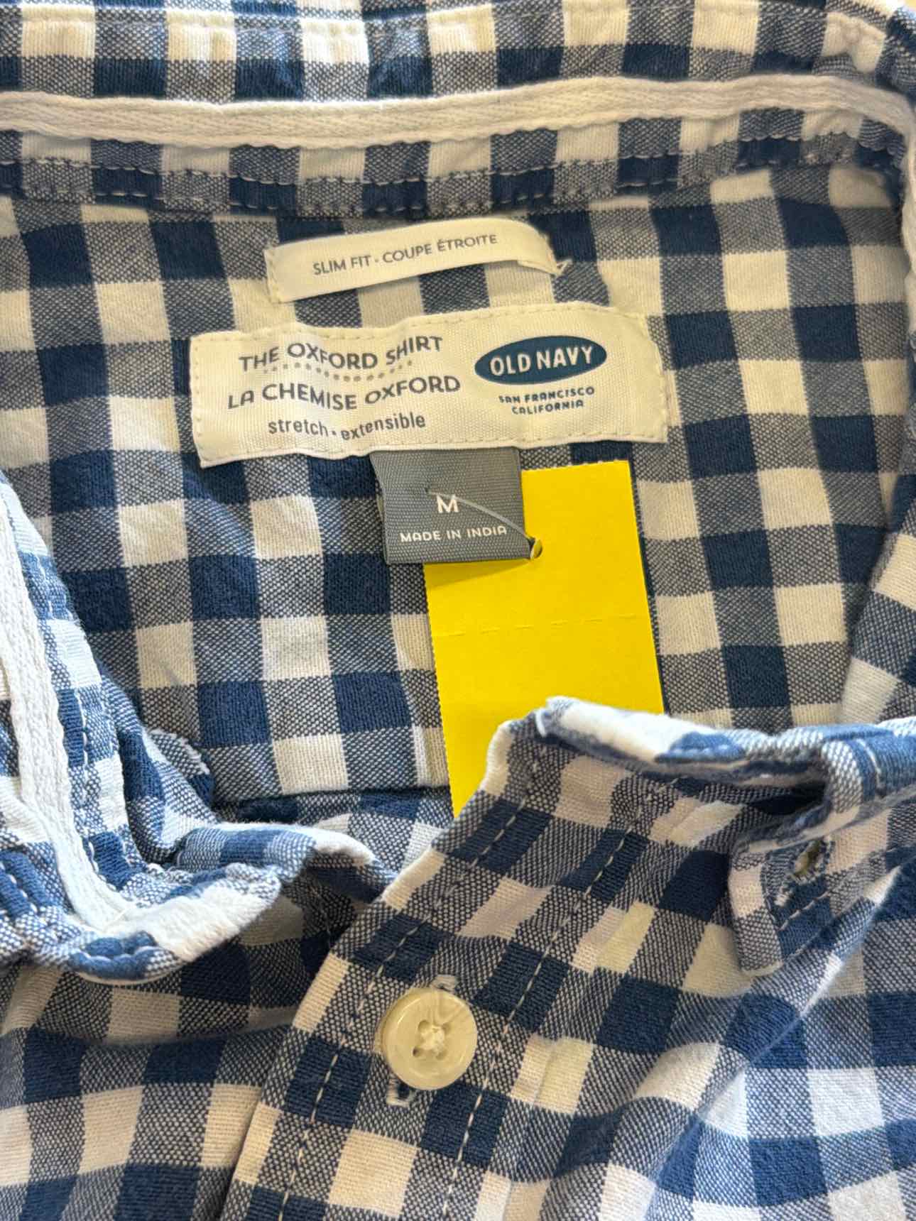 Old Navy Size M Blue Button Down Shirt