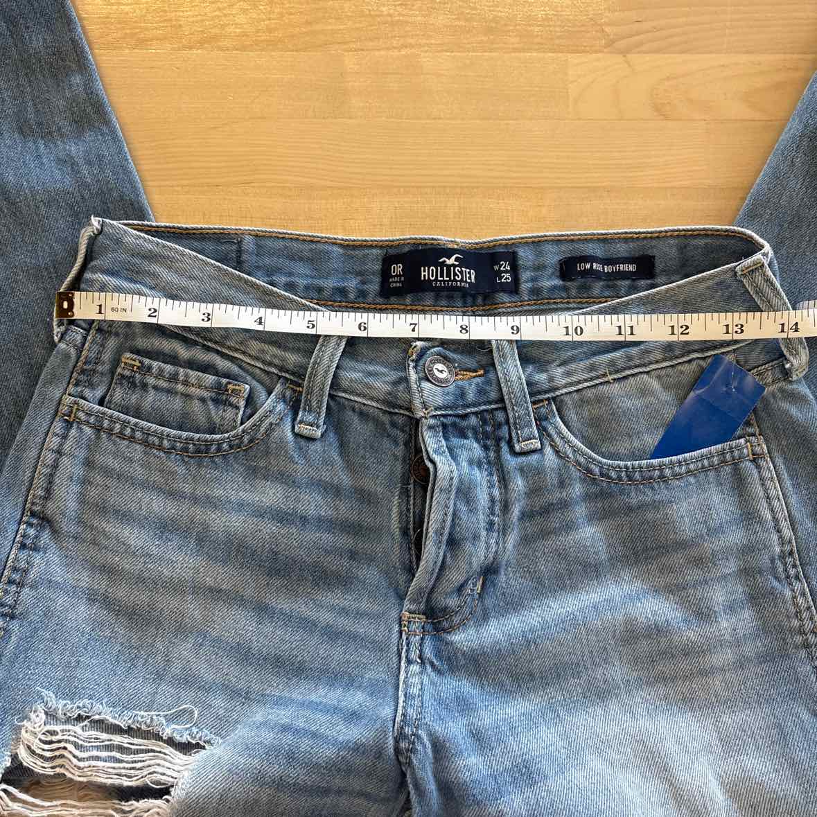 Hollister Size 0 Blue Jeans