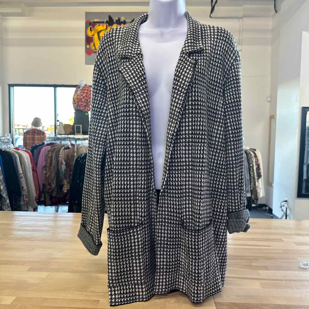 Les Serein Size XXL BLACK & WHITE Blazer