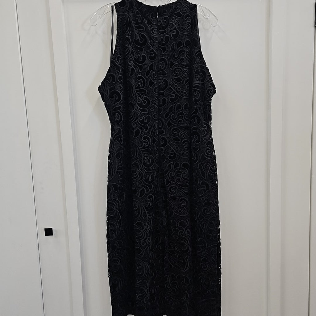 Donna Karan New York Women's Lace Sheath Dress - Black