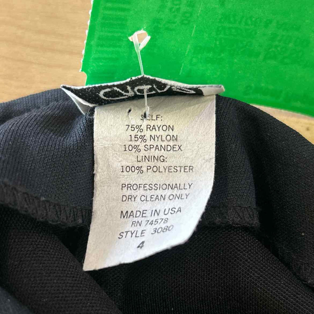 Cache Size 4 Black Preloved Dress