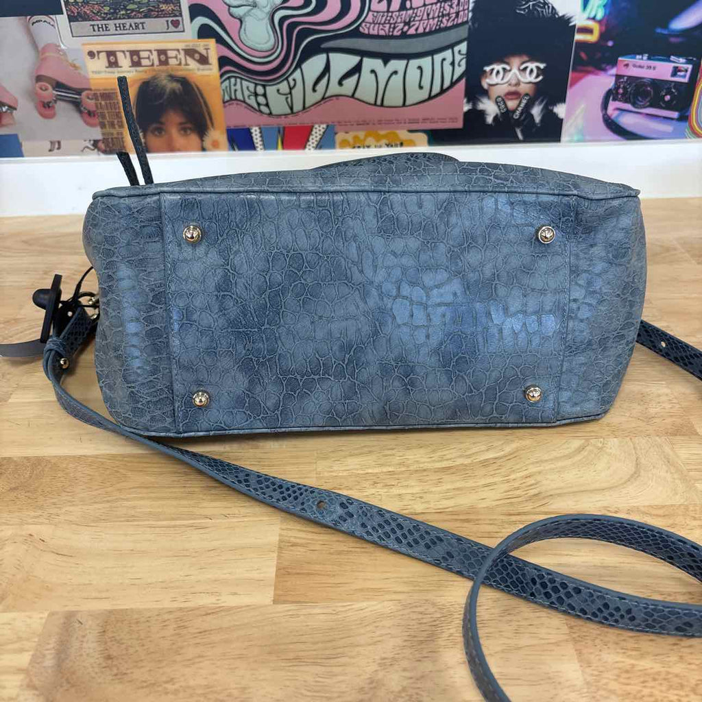 Brahmin Blue Preloved Handbag