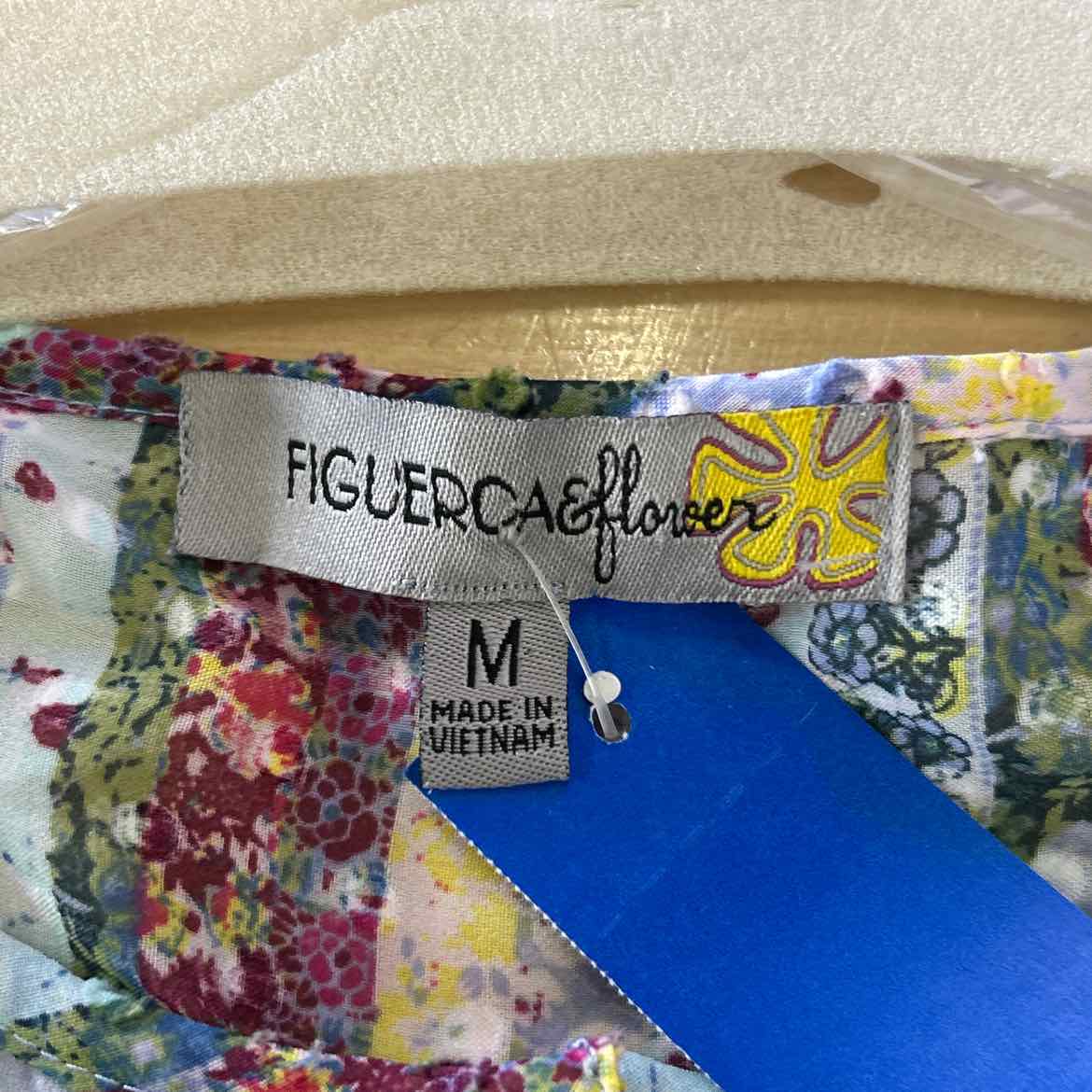 Figueroa&Flower Size M Blue Preloved Blouse LS