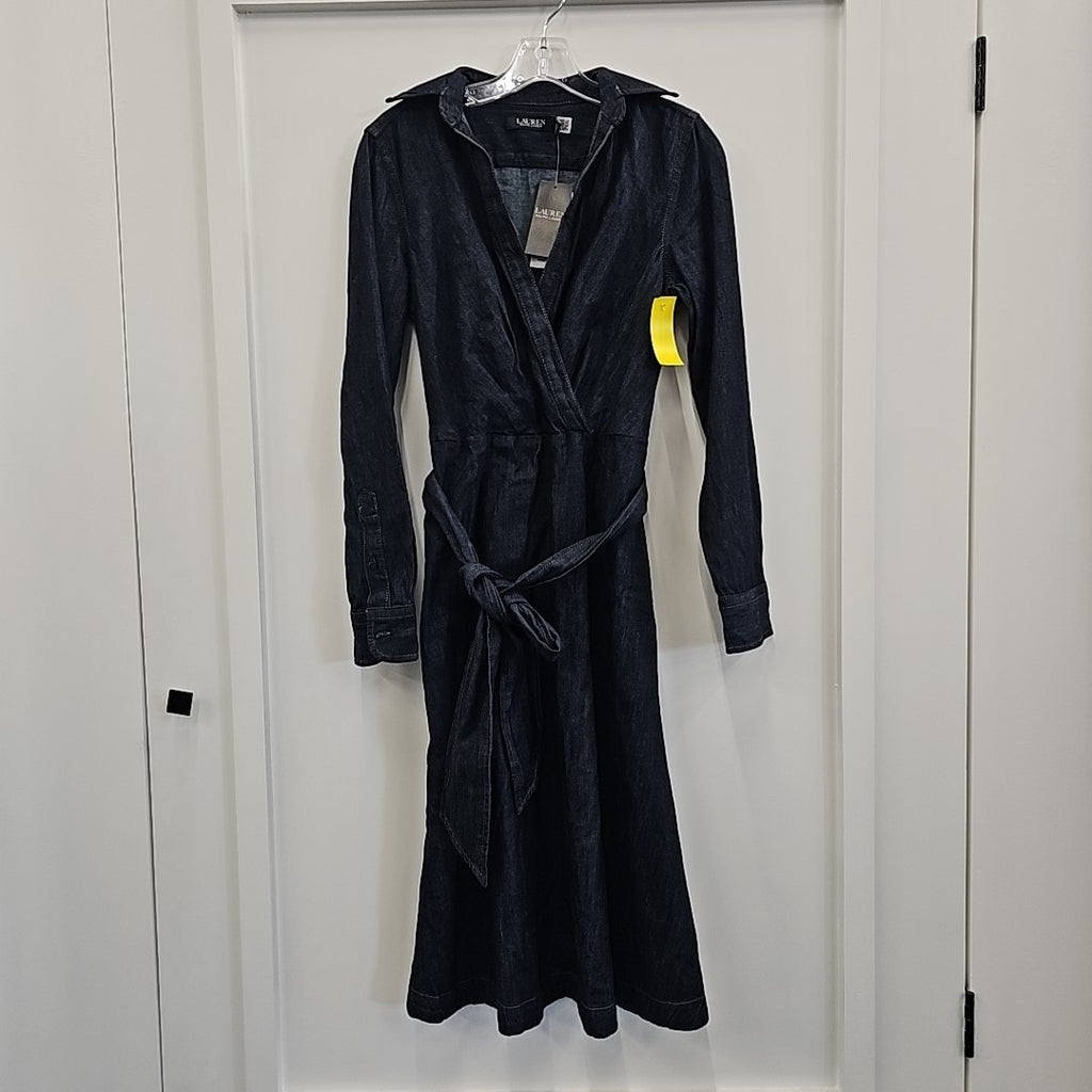 Ralph Lauren Size 2 Blue Dress