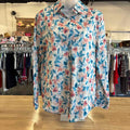 Beulah Size One Size Pink & Blue Blouse NWT