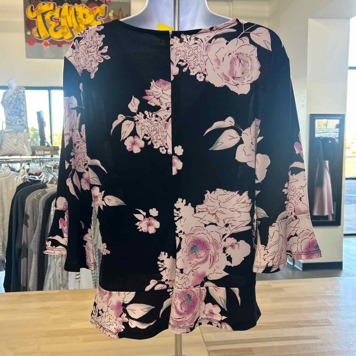 Candies Size L Black Blouse