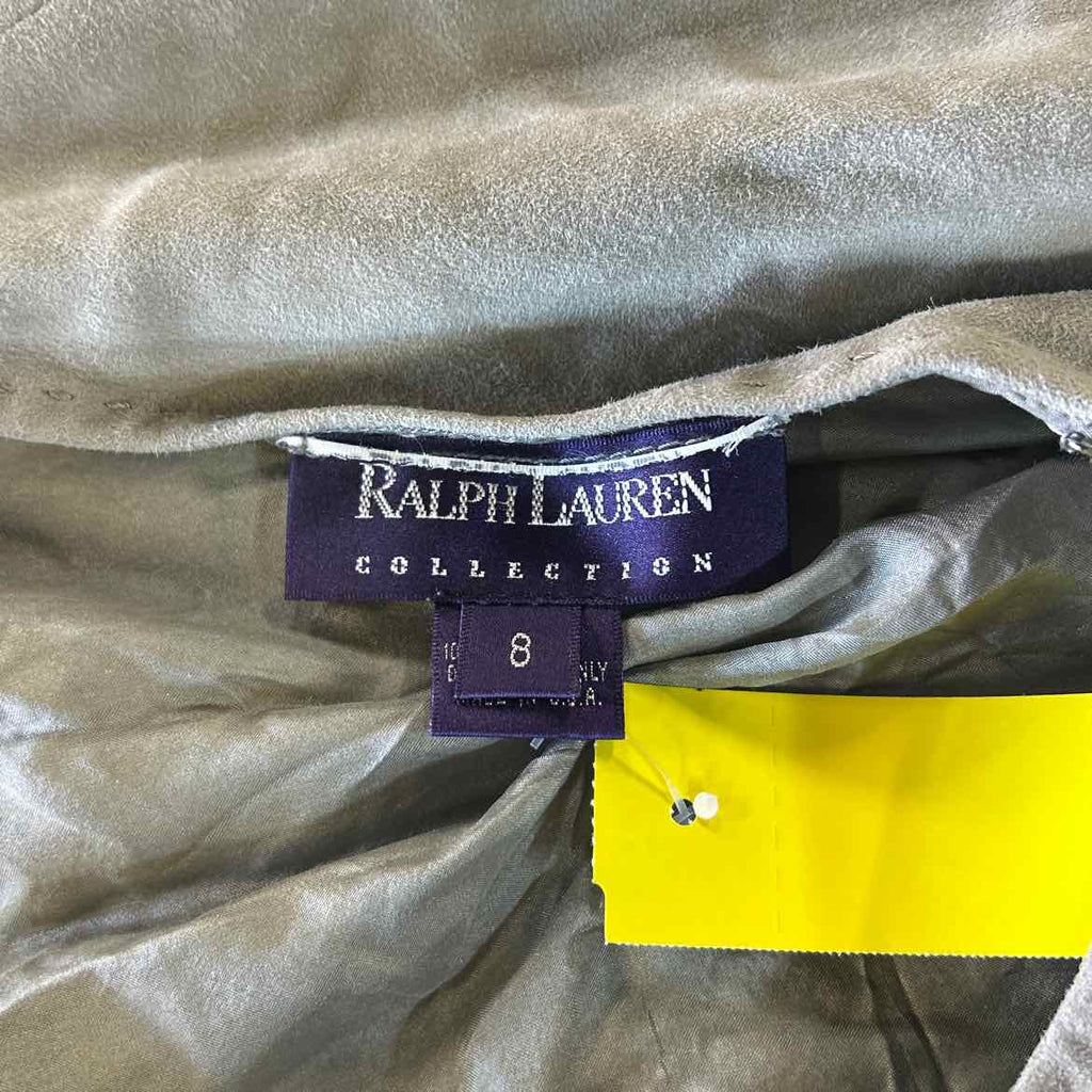 Ralph Lauren Size 8 Green Suede Preloved Dress