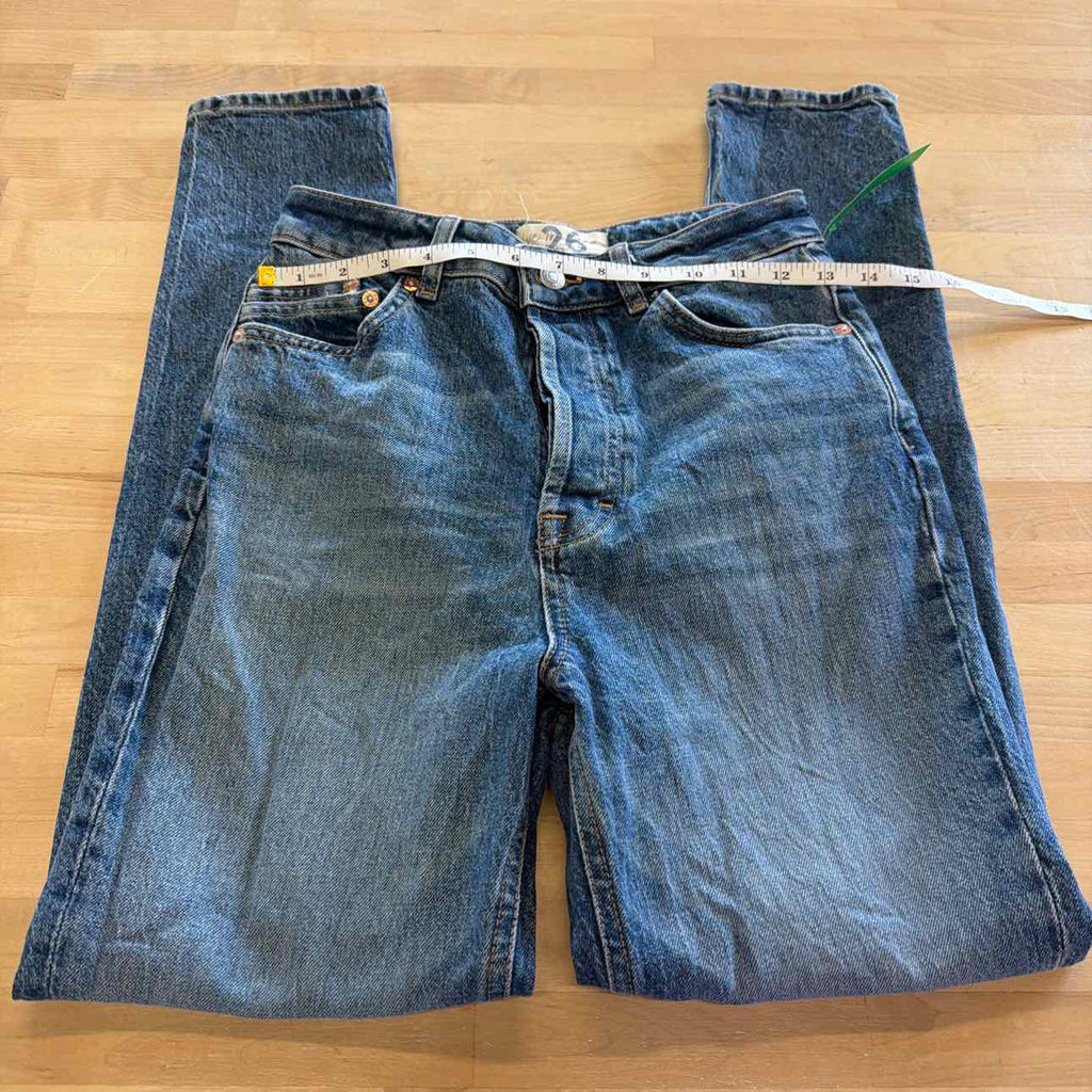 we the free Size 26 Blue Denim Preloved Jeans