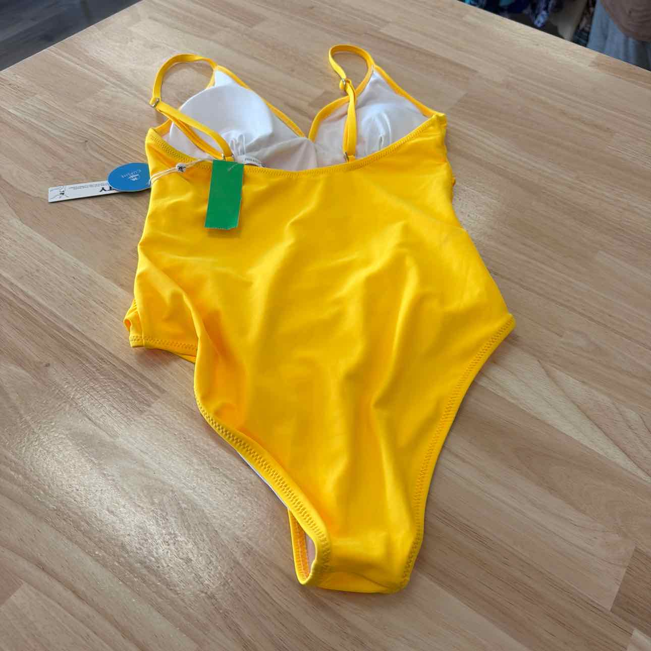 Cupshe Size M Yellow Swimsuit