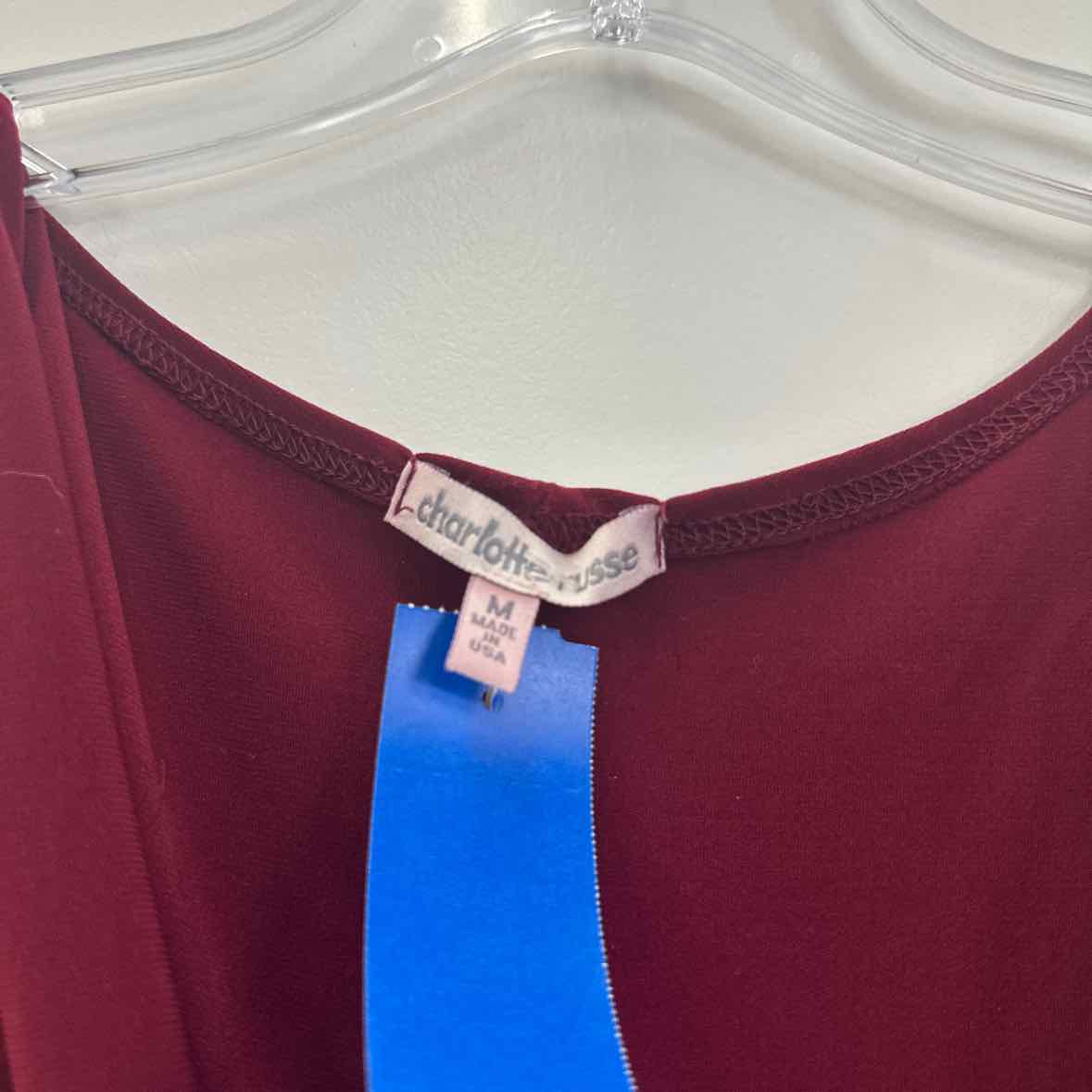 Charlotte Russe Size M Maroon Dress