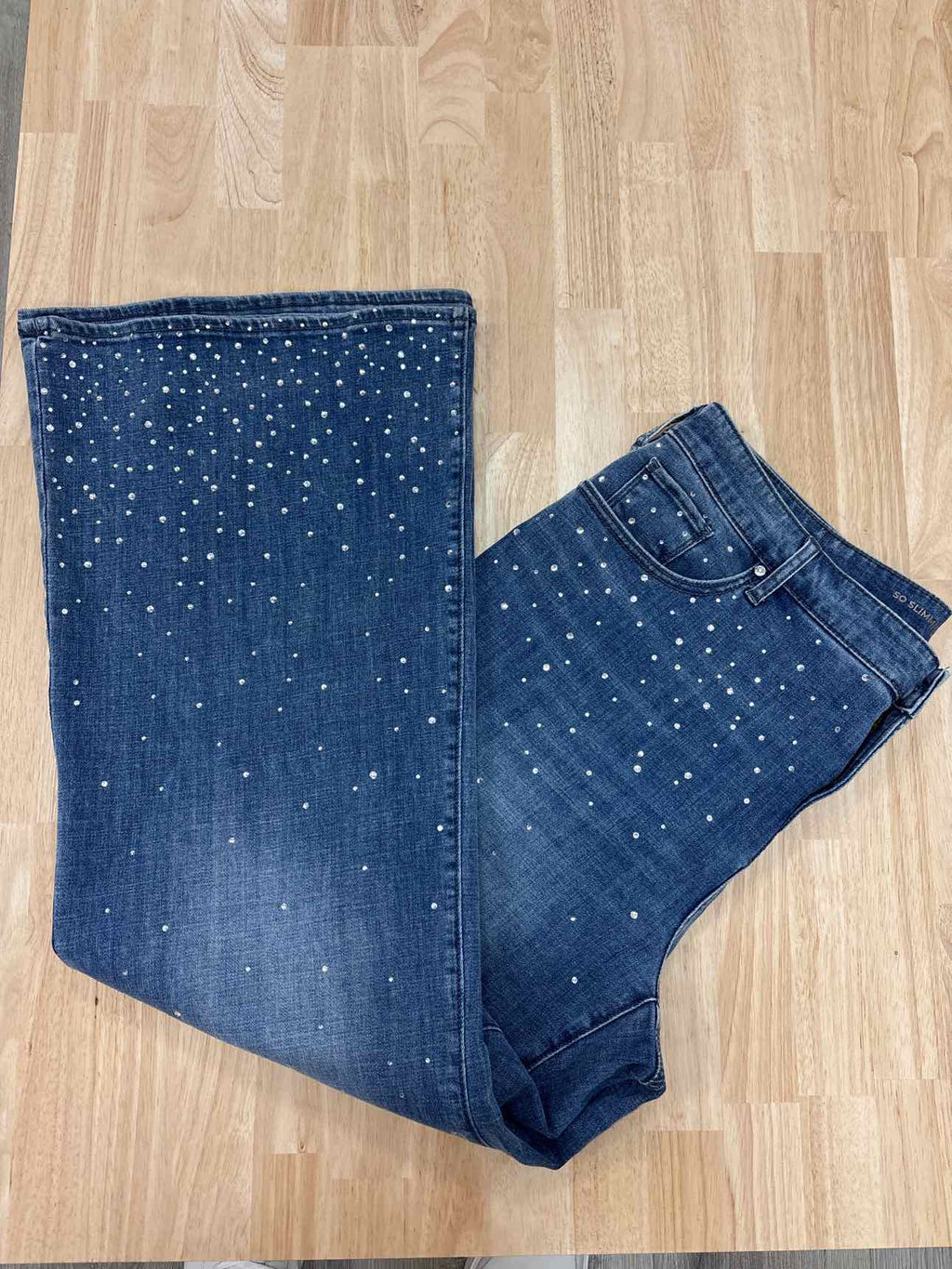 Chico's Size 3.5 (18) Blue Denim Preloved Jeans