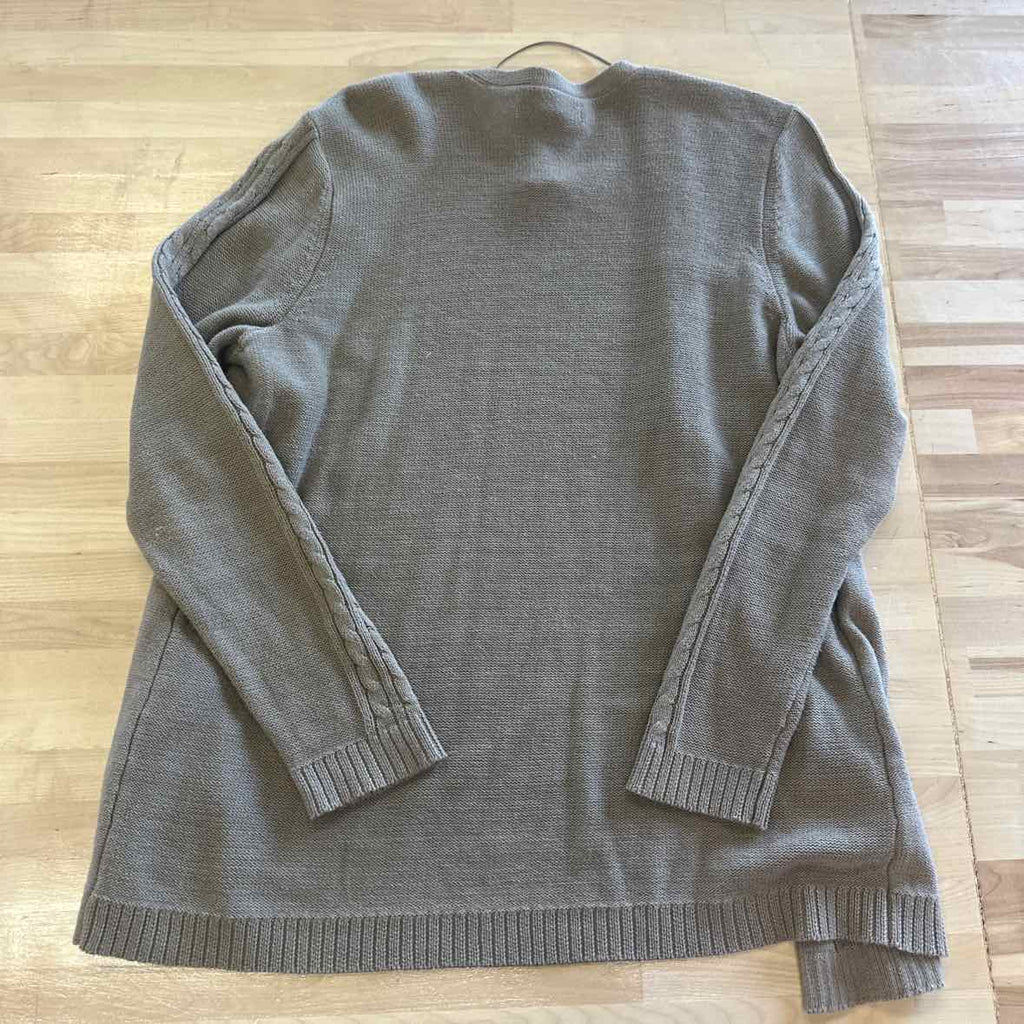 Karen Scott Size L Green Cardigan