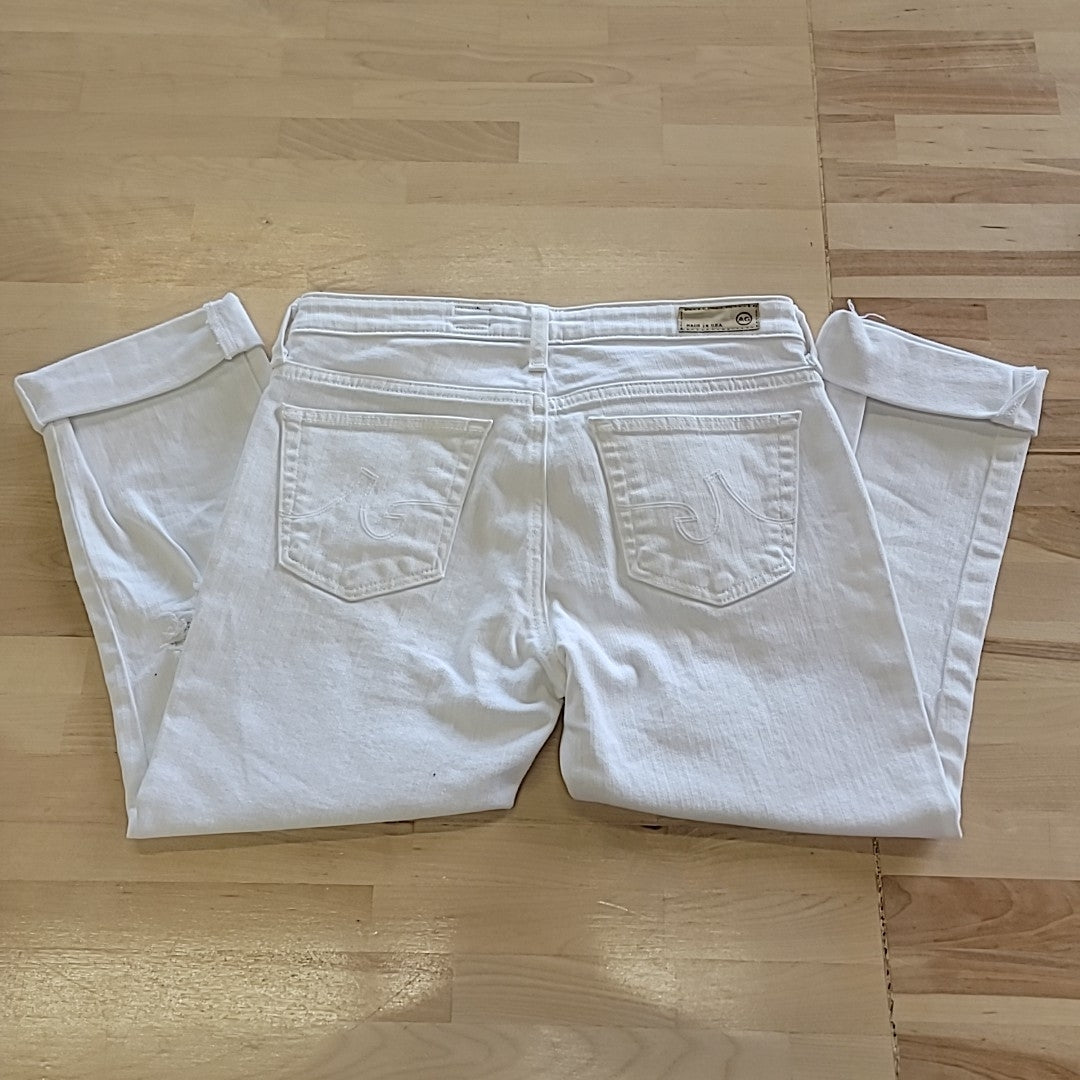 Adriano Goldschmied Size 27 White Jeans