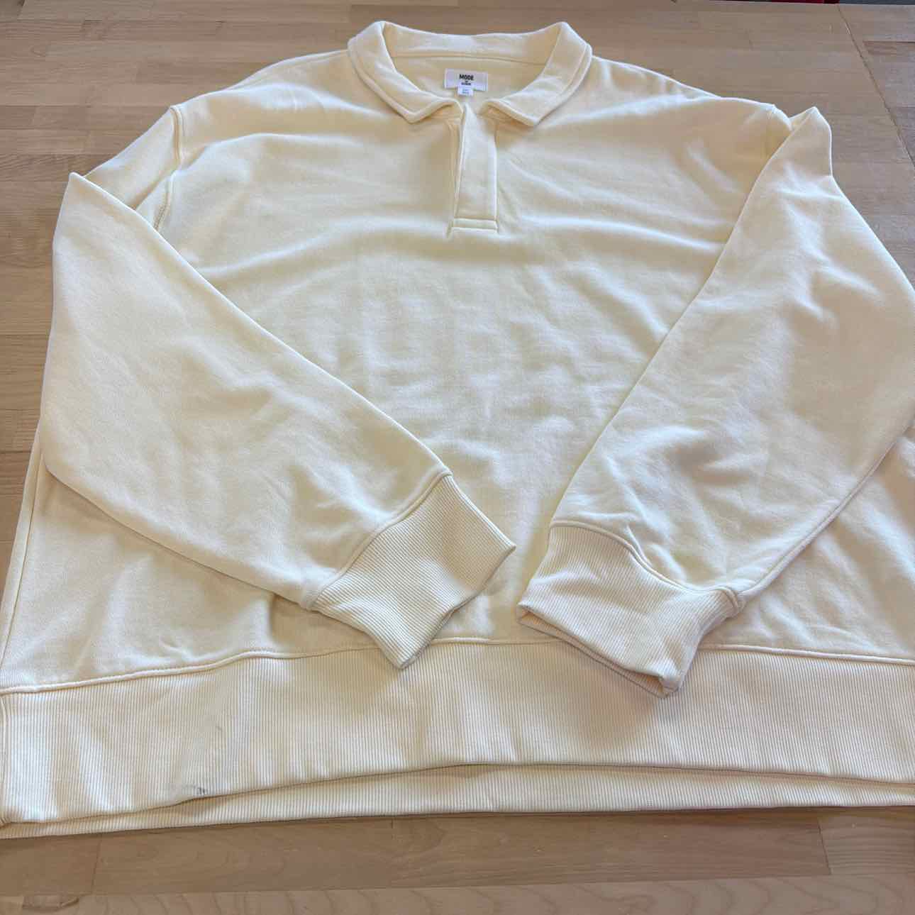 Mode Of One Size XXL Cream New MENS Polo