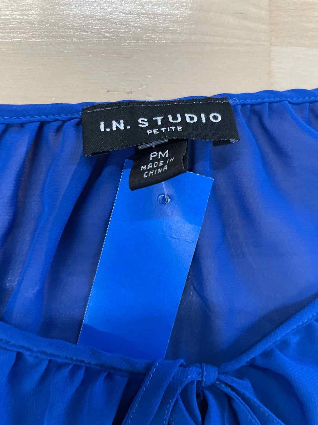 In studio Size PM Blue Blouse
