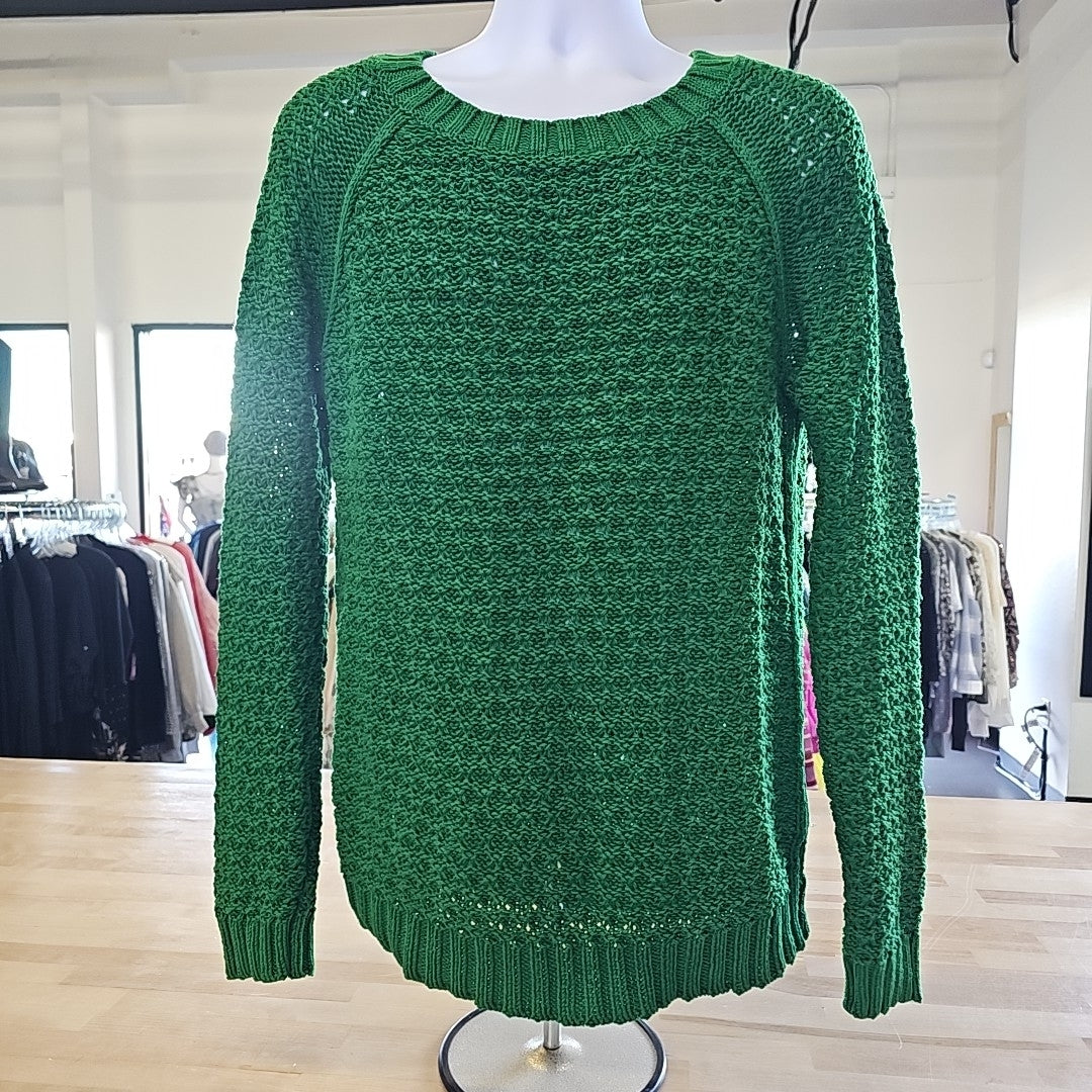 Worthington Size XL Green Knit Sweater