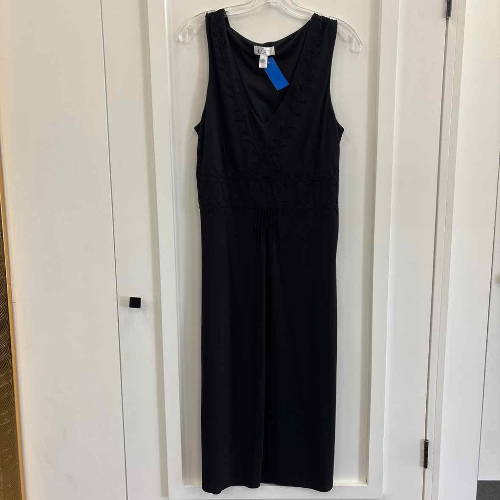 Loft Size 14 Black Dress