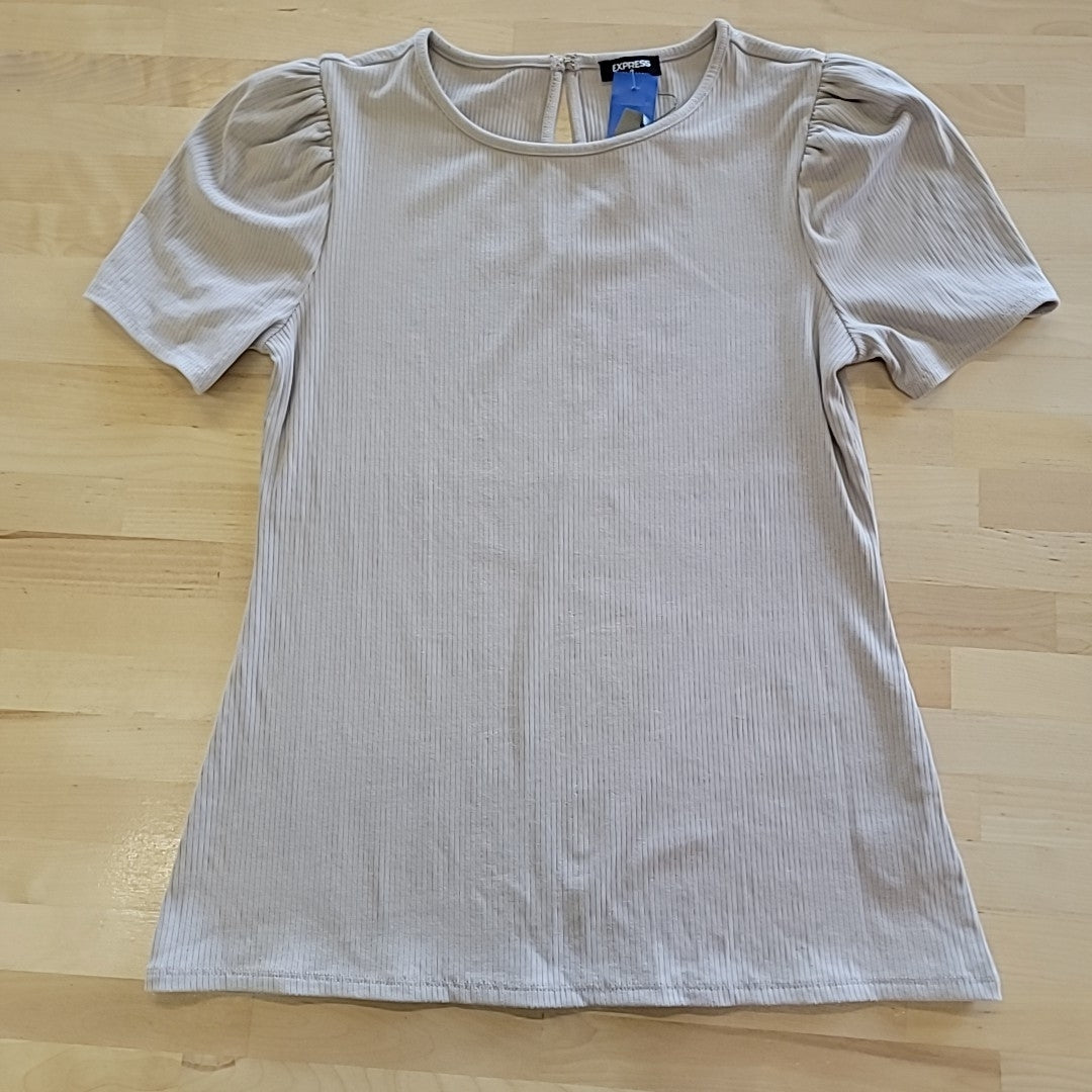 Express Size M Beige Blouse