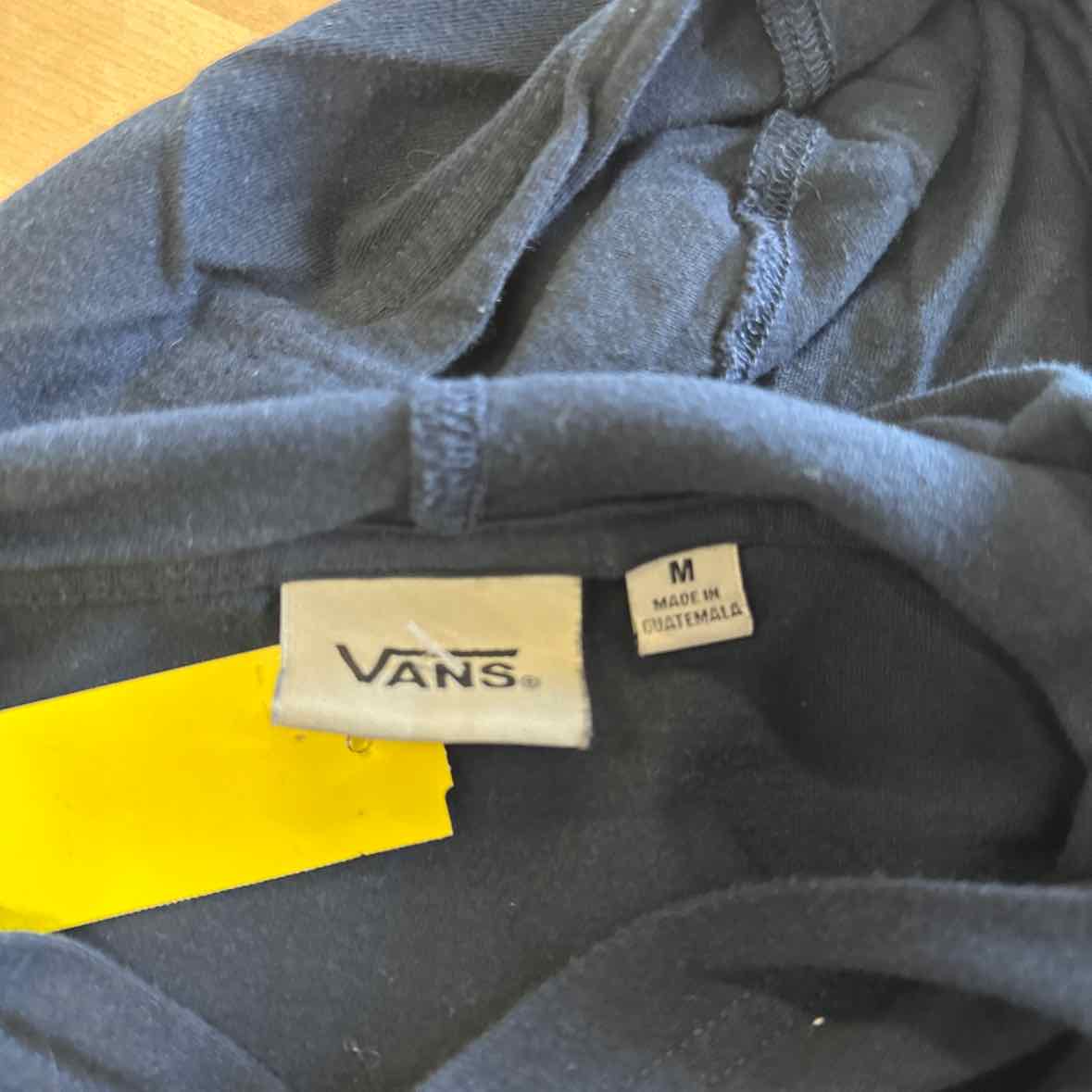 Van Size M Black MENS Long Sleeve Shirt