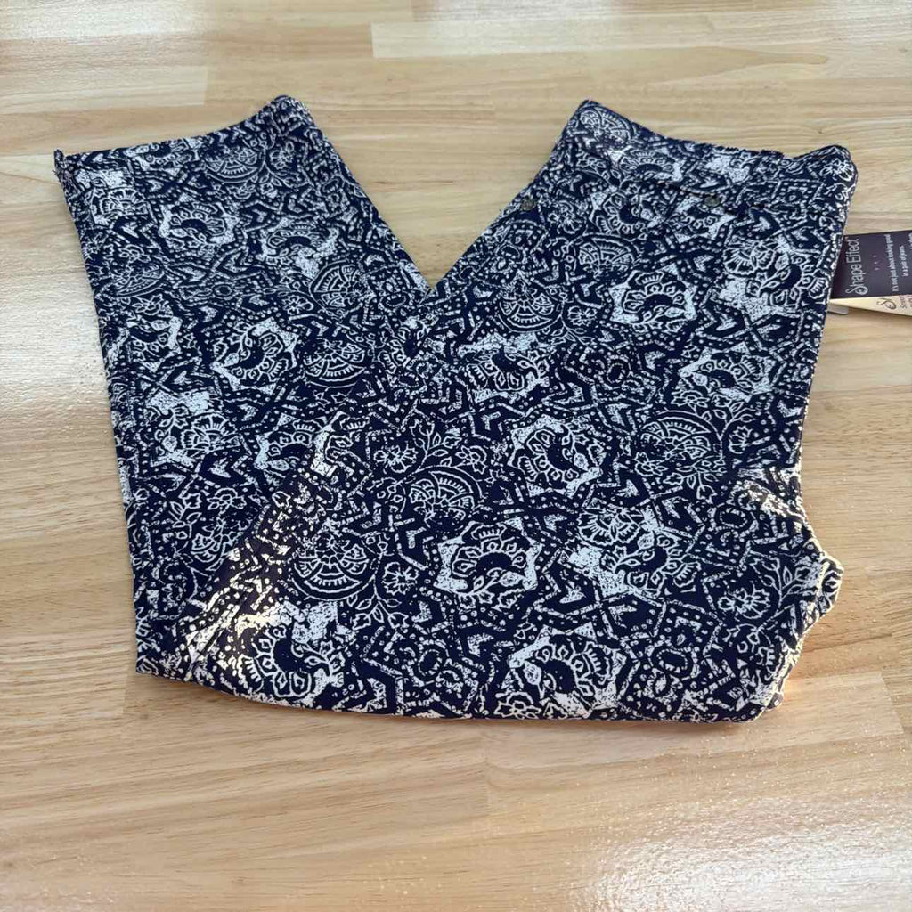Gloria Vanderbilt Size 4 Shape Effect Printed Capri Pants