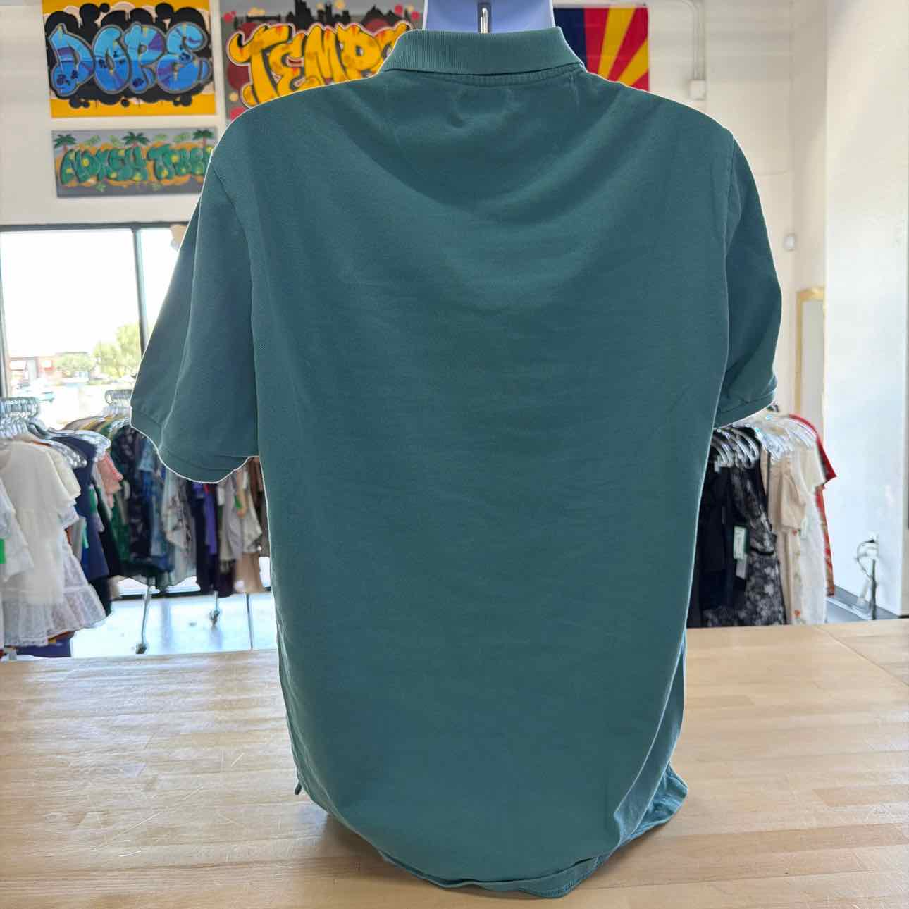Cricket & Co Size XL Green Preloved MENS Polo