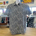 Michael Kors Size XL Navy/White Preloved MENS Button Down Shirt