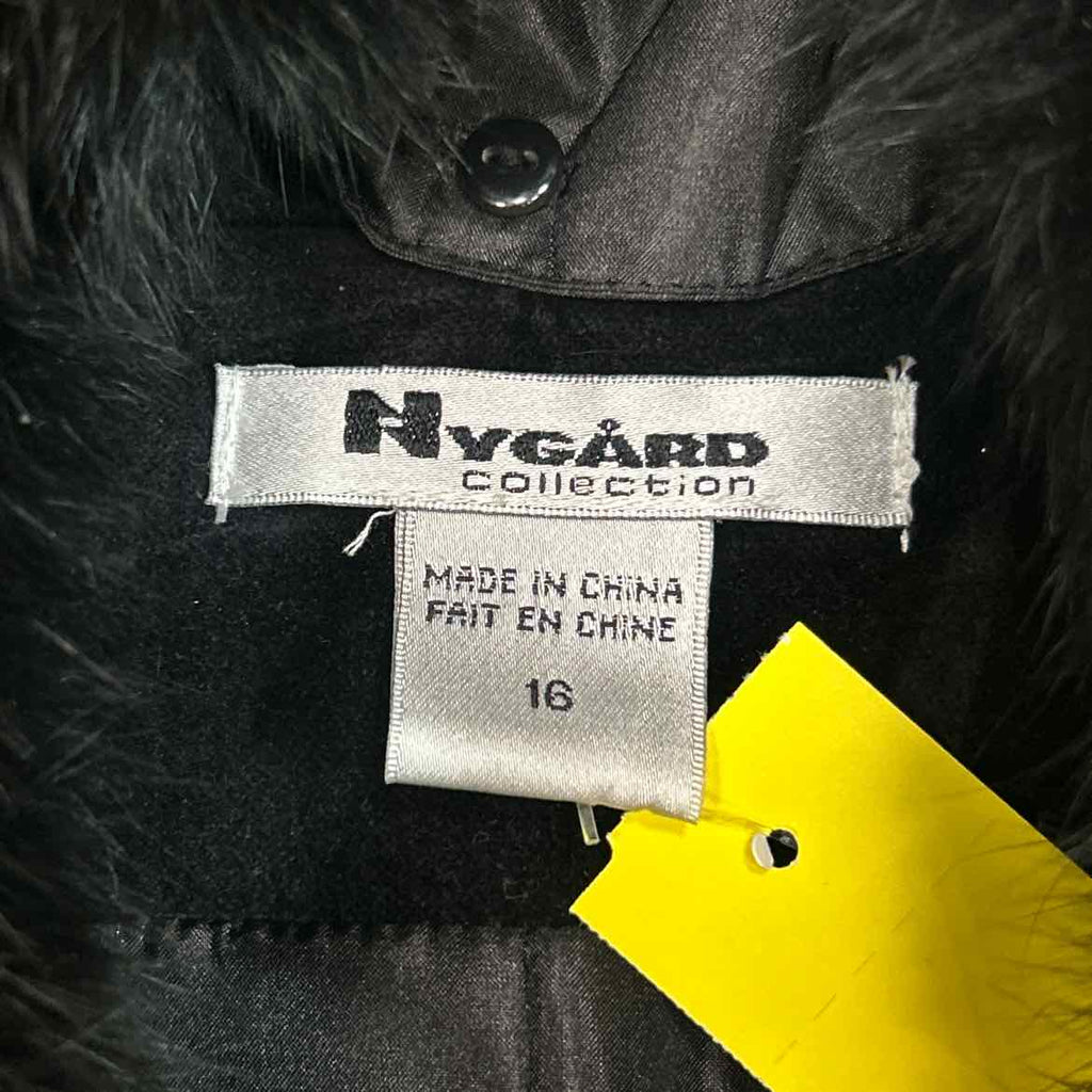 Nygard Size 16 Black Preloved Jacket