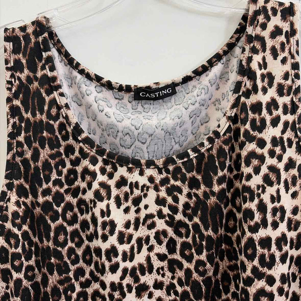 Casting Size L Black Brown Lace Preloved Dress
