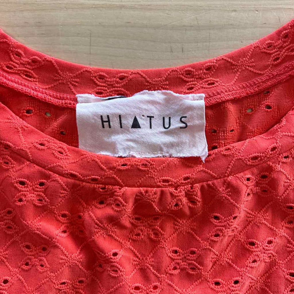 Hiatus Size XS Orange Preloved Blouse SS