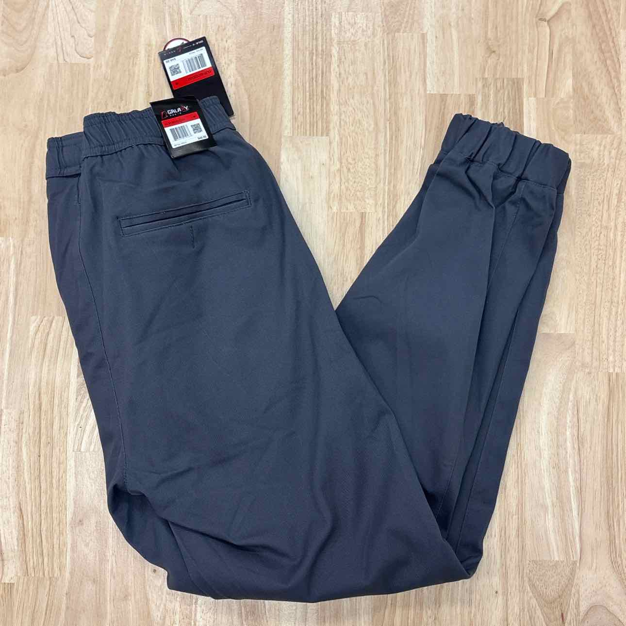 Galaxy Size M Basic Stretch Twill Joggers - Dark Grey