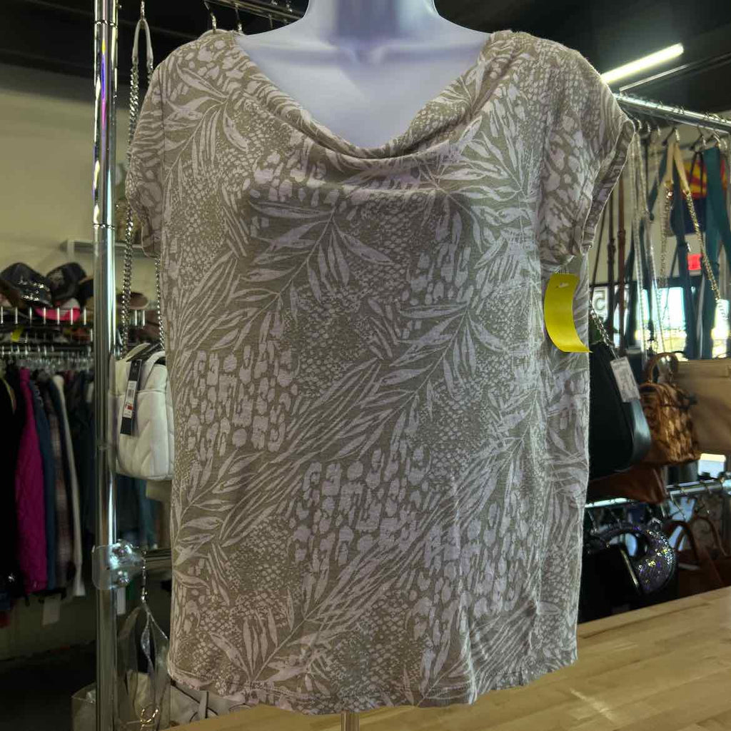 Christian Siriano Size S Green/Pink Blouse