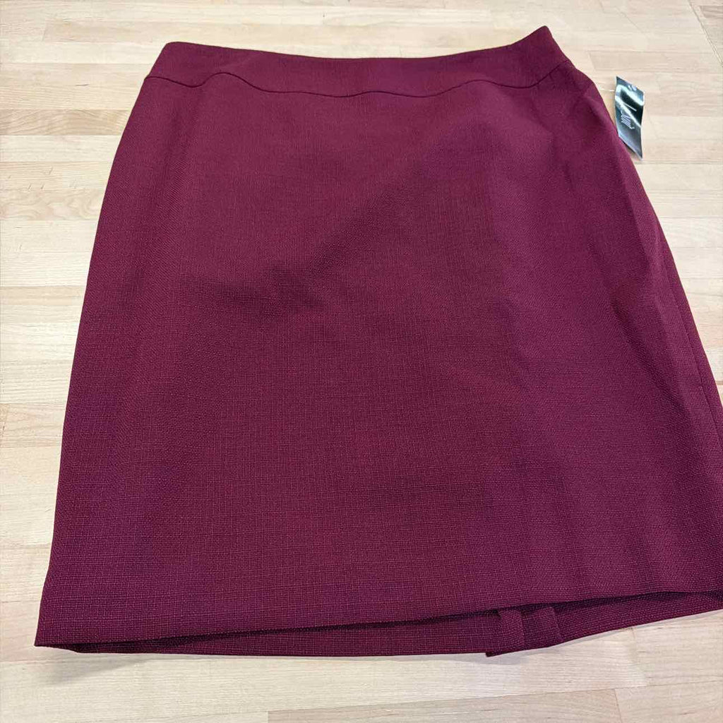 Le Suit Size 12 Burgandy New 2 pc Dress Set