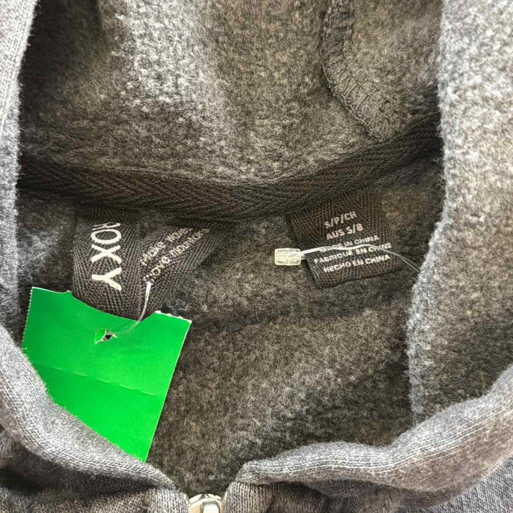 Roxy Women's Sweet Rhythm Full up Fleece Jacket, in Phantom, Size Small