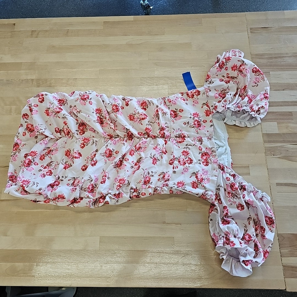 Boture Size S Pink Print Dress