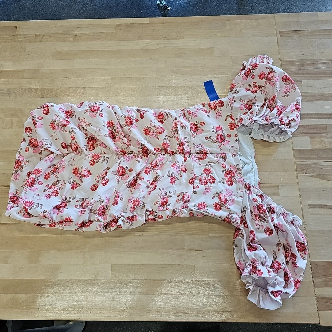 Boture Size S Pink Print Dress