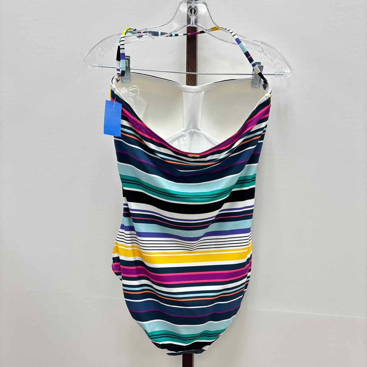 Anne Cole Women's Striped Twist-Front One-Piece Swimsuit - Multi