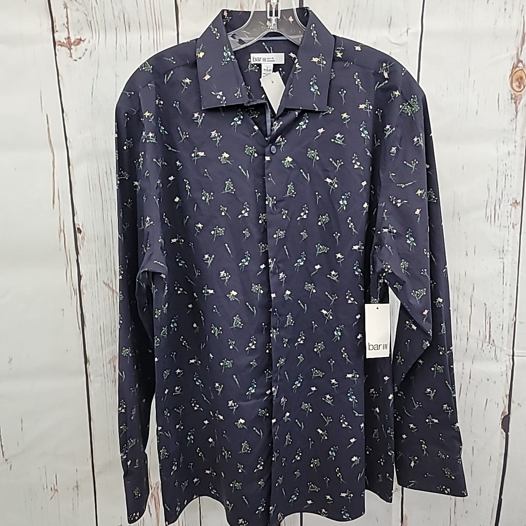 Bar III Men's Size L Blue MENS Button Down Shirt