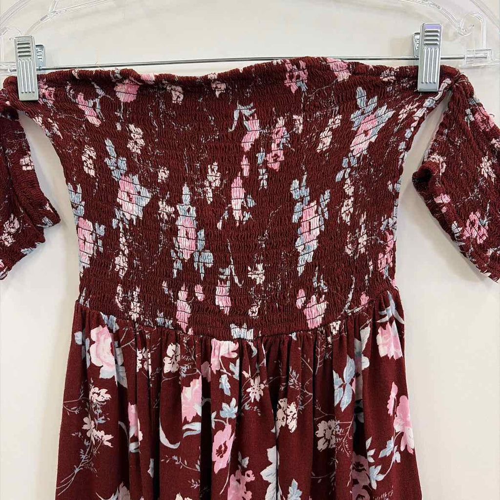 Japna Size S Burgundy Preloved Dress