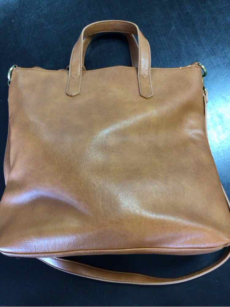 Street Level Chestnut Tote Handbag