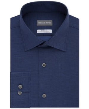 Michael Kors Size M Men's Slim Fit Comfort Stretch Dress Shirt