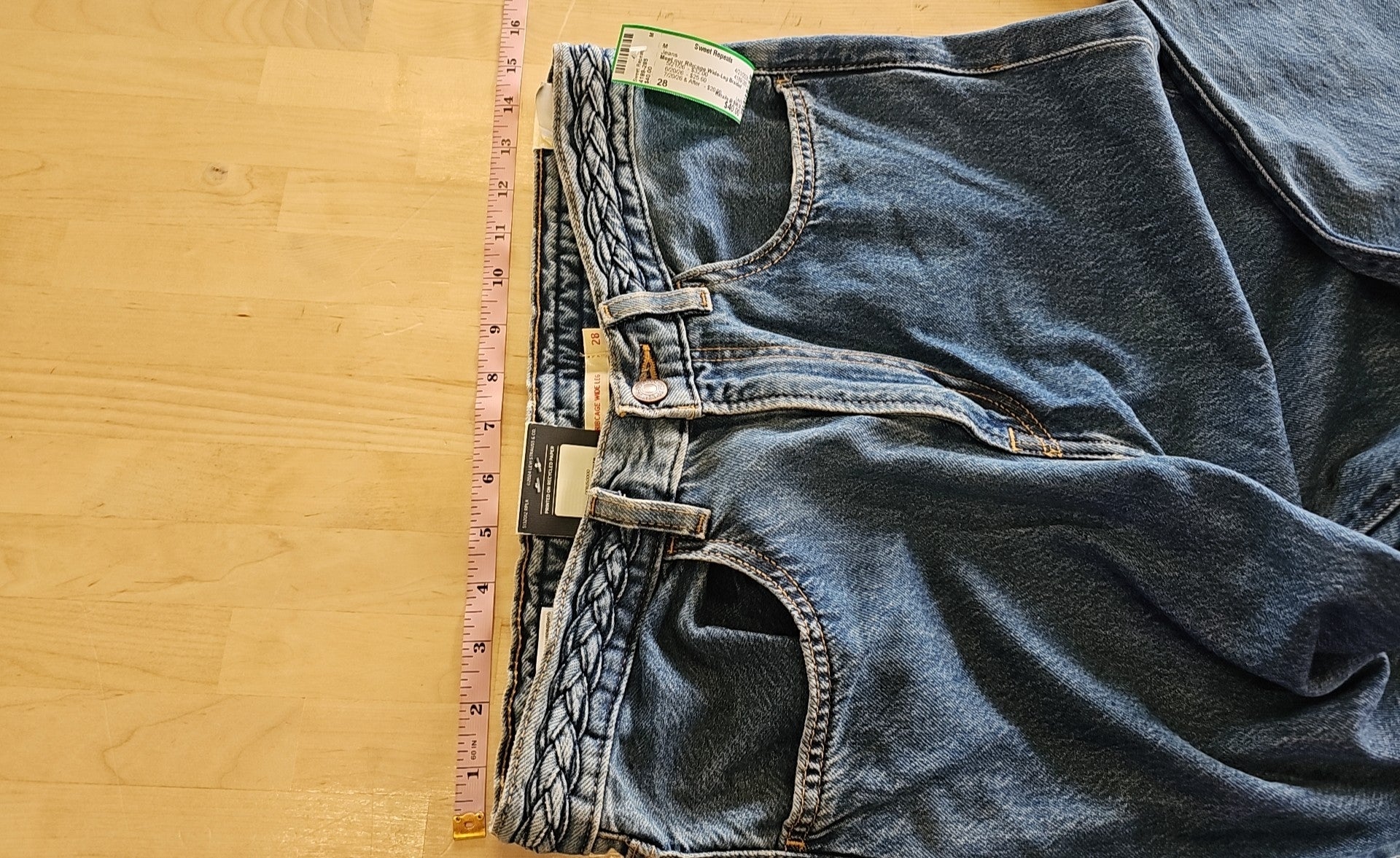 Levi's Ribcage Wide Leg Braided Women's Jeans