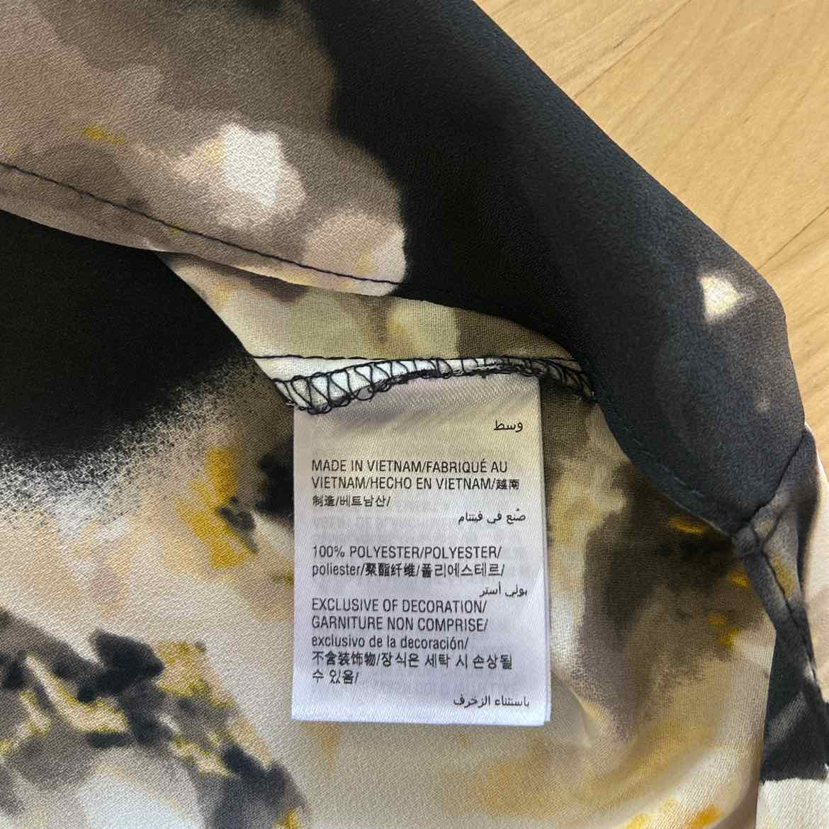 Alfani Size M Yellow Preloved Blouse LS