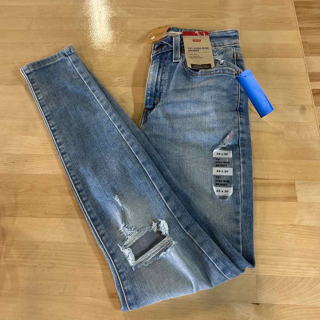 Levi's Size 24x30 Blue Denim New Jeans