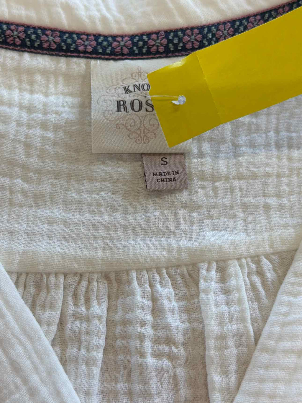 Knox Rose Size S White Blouse
