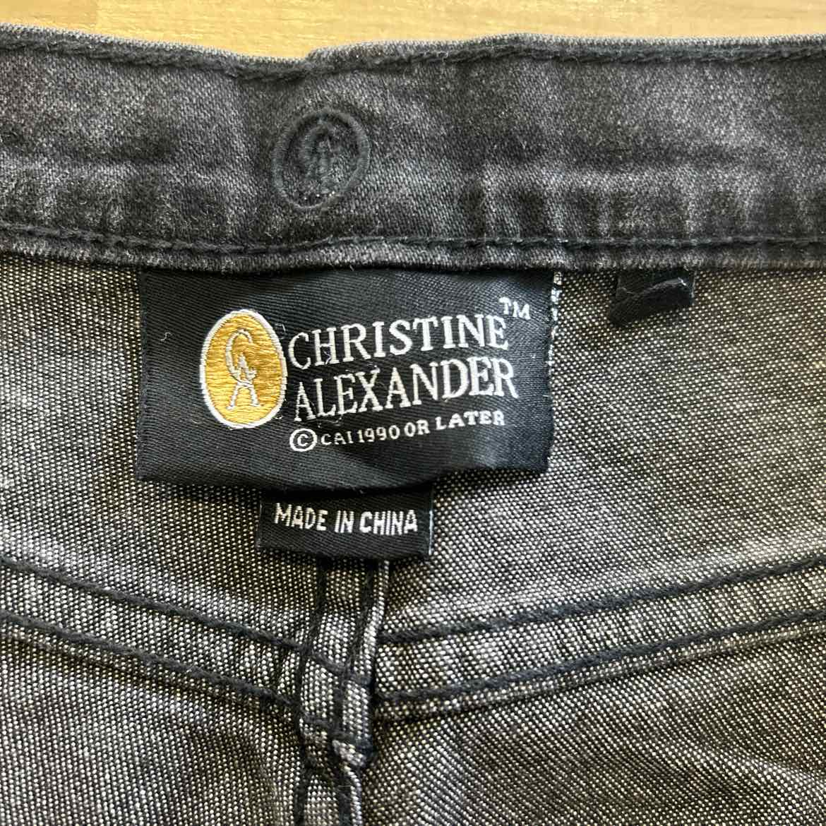 Christine Alexander Size 16 Black Jeans