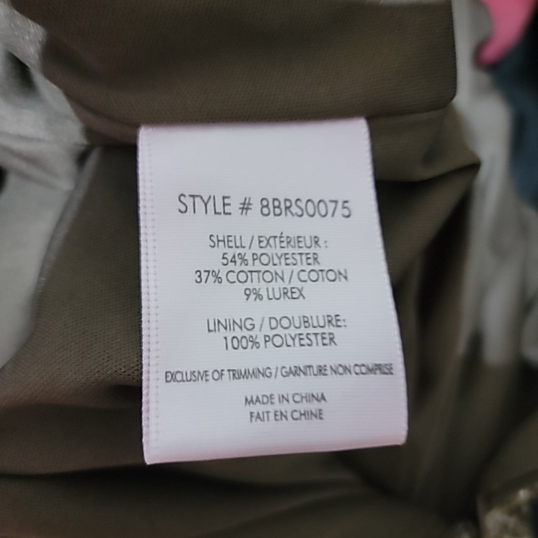 Badgley Mischka Size XL Brown Skirt NWT