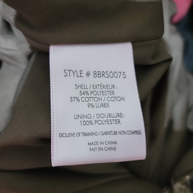 Badgley Mischka Size XL Brown Skirt NWT
